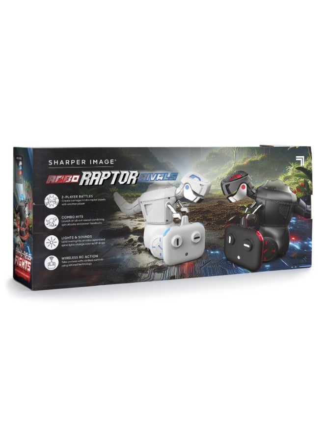 Sharper Image® Robo Raptor Rivals Remote Control Battle Dinos Dual & Multi-Player Toy with Light & Sound Effect for Kids 8+ Years - Image 4